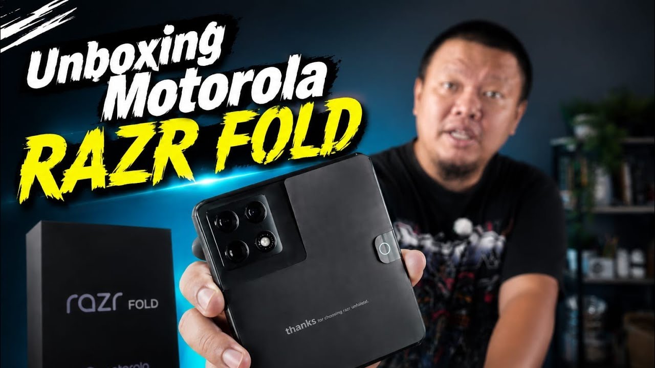 Hape motorola Paling MAHAL!! - Unboxing motorola razr Fold