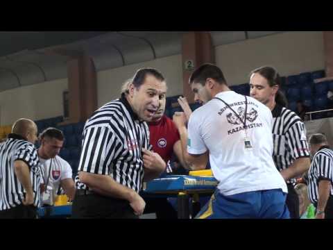World Armwrestling Championship 2011 - Kariaev vs Trubin (Left Hand)
