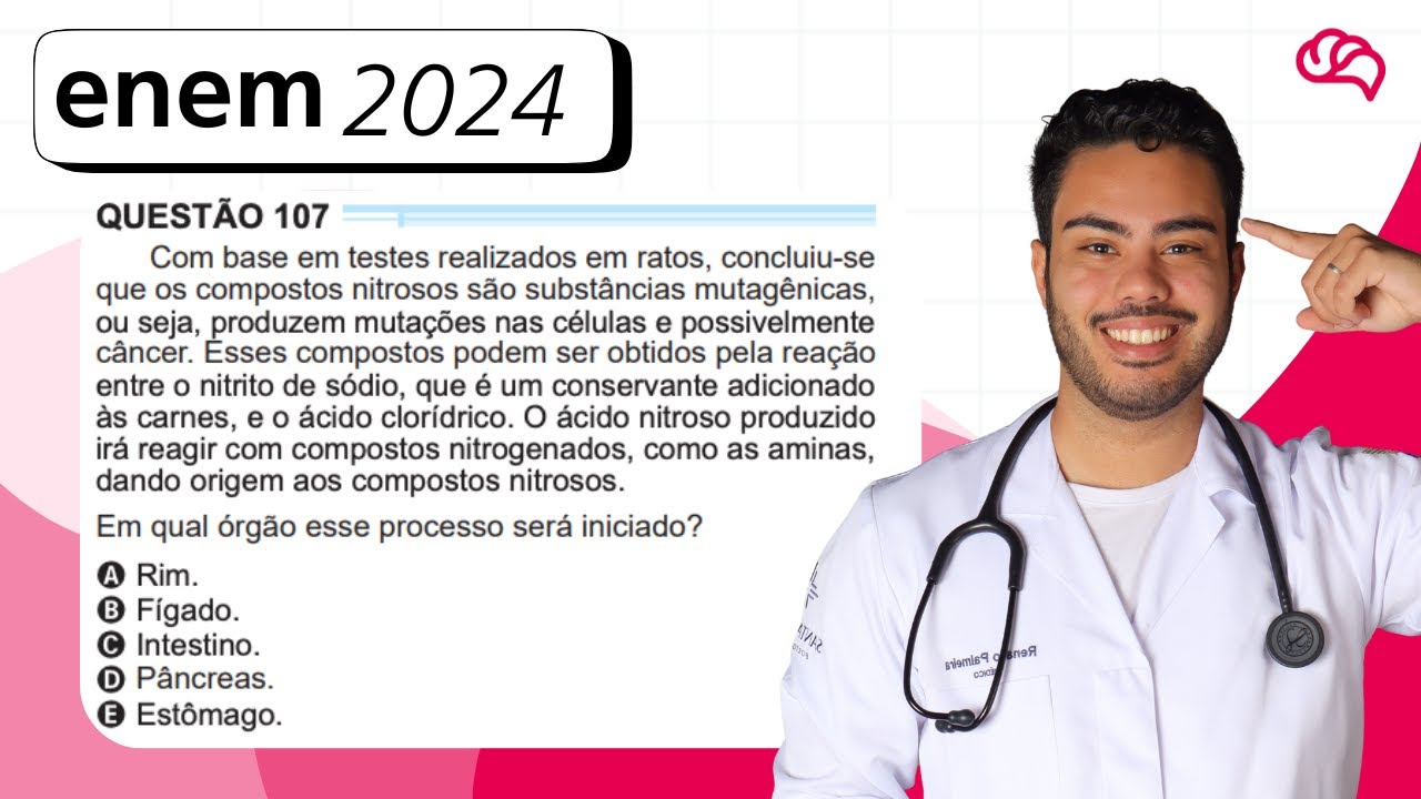 Resolução em Vídeo — Questão 107 ENEM 2024