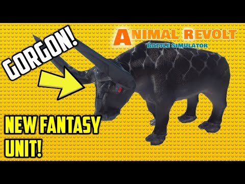NEW FANTASY UPDATE! Gorgon vs Every Unit | Animal Revolt Battle Simulator | JUST BATTLE Series