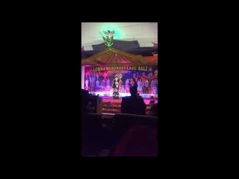 Juara 1 lomba lagu bali "Yen Titiang Sampun Kelih"