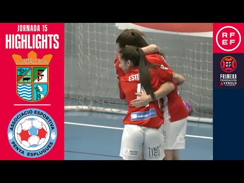 Resumen #PrimeraIberdrola | CD Guadalcacín FSF 3-5 AE Penya Esplugues | Jornada 15