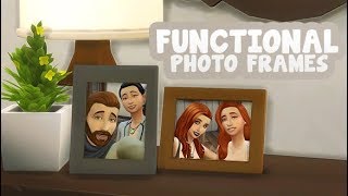 FINALLY! FUNCTIONAL PHOTO FRAMES! 👪📸 | THE SIMS 4 // MOD REVIEW