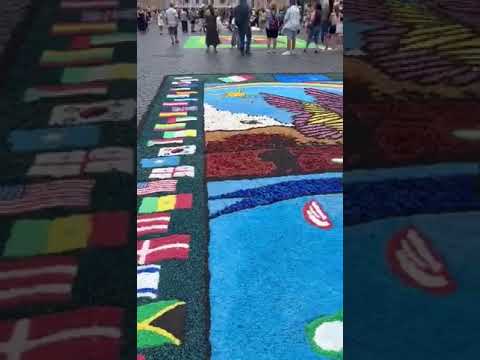 Ծաղկային գորգեր Սուրբ Պետրոսի հրապարակում