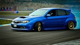 subaru impreza wrx sti drift