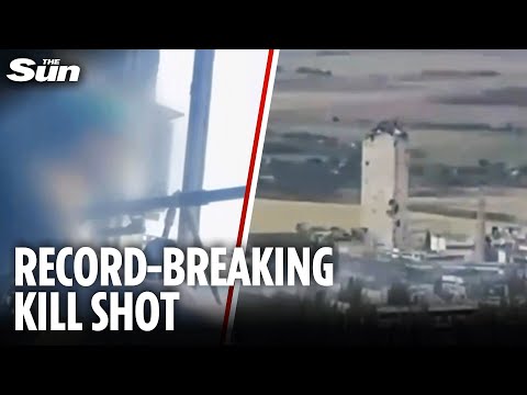 Ukrainian sniper wipes out TWO Russians with single bullet & breaks kill shot world record