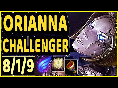 DANCHUNG (ORIANNA) - 8/1/9 KDA CHALLENGER GAMEPLAY - KR