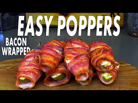 Easy Bacon Wrapped Jalapeno Poppers Made In The Oven