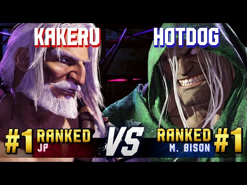 SF6 ▰ KAKERU (#1 Ranked JP) vs HOTDOG29 (#1 Ranked M.Bison) ▰ High Level Gameplay