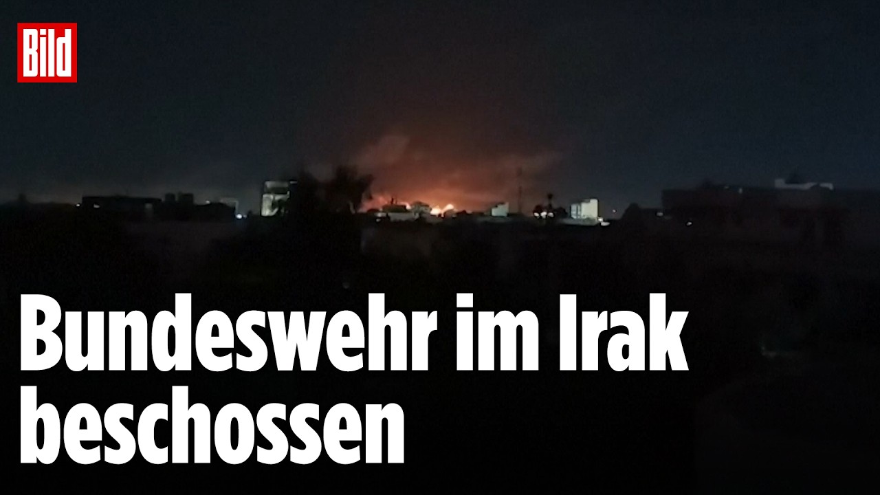 Bundeswehr im Irak beschossen: Video zeigt Angriff auf Basis in Erbil
