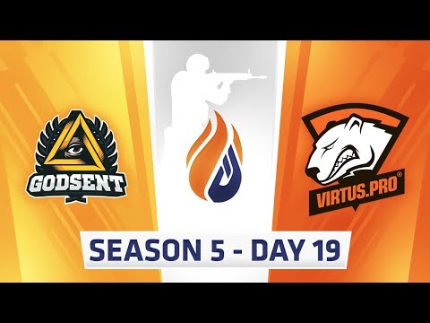 ECS Season 5 Day 19 - Godsent vs Virtus.pro - Train