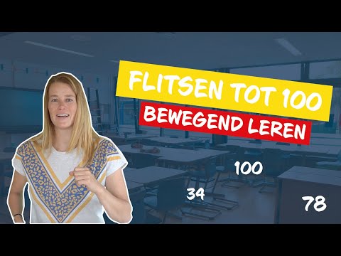 Getallen tot 100 herkennen / flitsen I Bewegend leren I De Fitste School