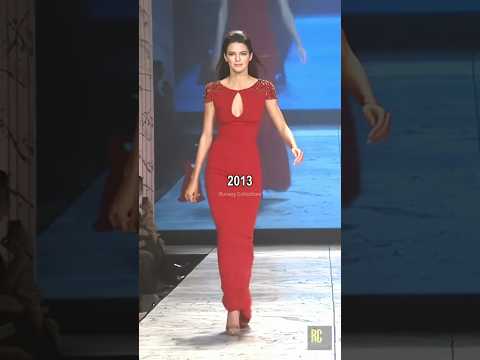 Kendall Jenner runway evolution from 2013 to 2025 ✨