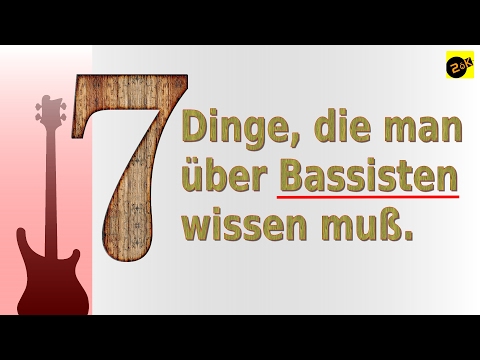7 Dinge, die man über BASSISTEN wissen muss! (Infoquiz)