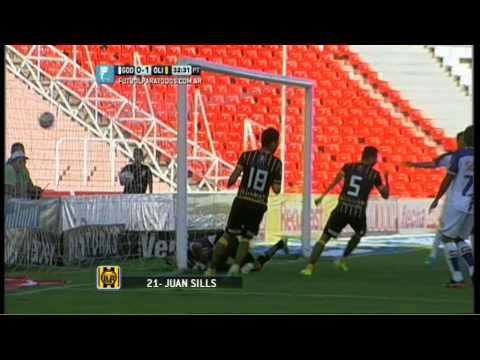 Gol de Sills. Godoy Cruz 0 - Olimpo 1. Fecha 18. Torneo Primera División 2014. FPT