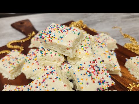 MILK BARFI / TRINI BARFI - EASY AND STEP BY STEP