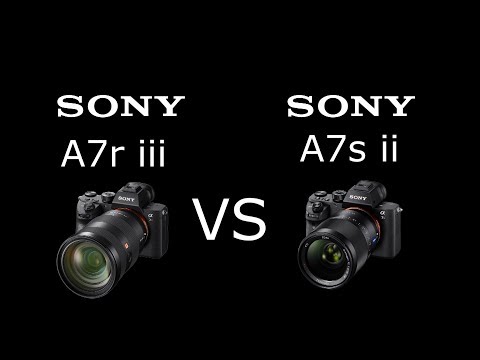 Sony A7r iii vs Sony A7s ii en Español | VS Digital