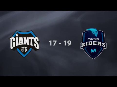 El partido de Movistar Riders vs Giants Gaming #ESLMastersCS
