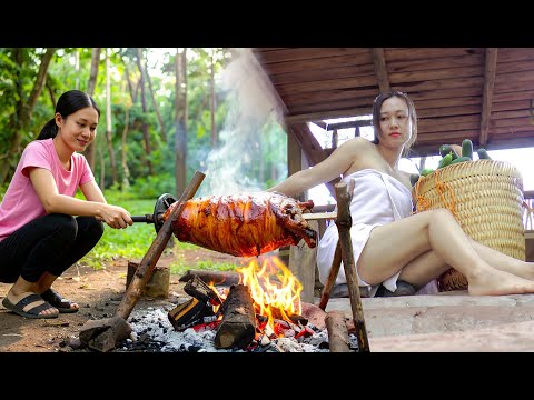 Green Life: How to Make Crispy Roast Pork - Harvesting Bitter Melon and Sell It at the Market!