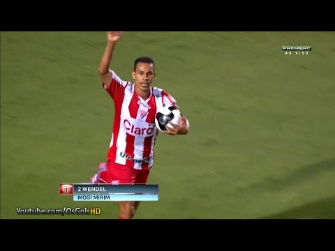 Gol de Wendel, Santos 4 x 1 Mogi Mirim - Paulistão 25/02/2016