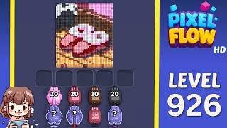 Pixel Flow Level 926 Solution Walkthrough