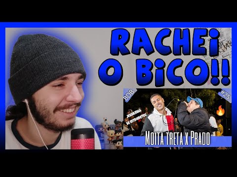 (MELHOR DA NOITE) MOITA TRETA X PRADO | 1 FASE BATALHA DA BRASILANDIA #25 | REACT BAUEB