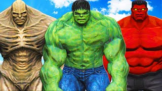 The Incredible Hulk vs Red Hulk & Abomination - Epic Battle