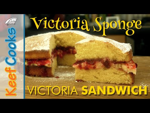 Victoria Sponge Cake | Victoria Sandwich Recipe