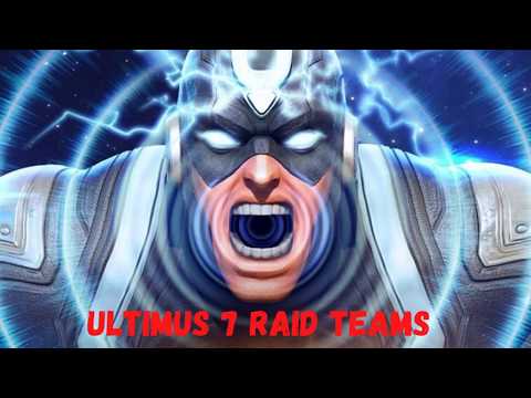 My two favorite Ultimus 7 teams to use in Raids.- Marvel Strike Force