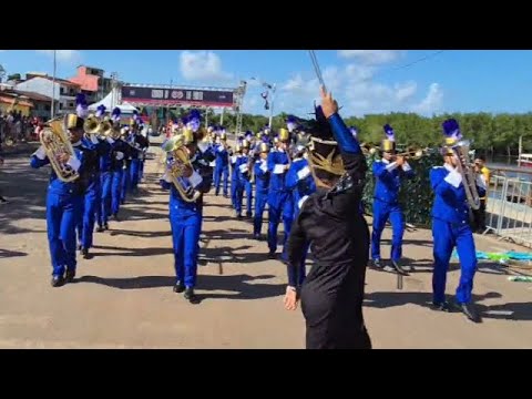 Banda Marcial FANCEJ no Concurso de Bandas e Fanfarras em Camamu - BA- AFAB - 2025