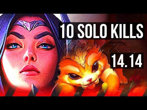 IRELIA vs GNAR (TOP) | 10 solo kills, Legendary, 15/3/4, 600+ games | EUW Diamond | 14.14