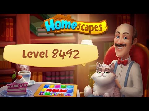HomeScapes level #8492 Walkthrough