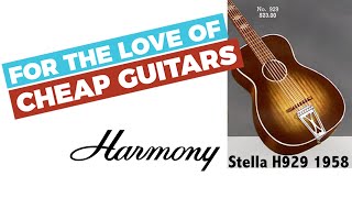 Video thumbnail for $23 GUITAR from 1958 - - STELLA Harmony - For the love of CHEAP GUITARS, Part 1 by Robert Cassard