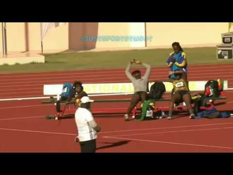 Candesha Scott Grenada 51 13m New Record U20 Girls Javelin Final Carifta 2016