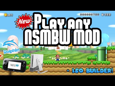 Play ANY NSMBW Mod in 2026 | Dolphin, Console, + NO Disc (riivolution iso patcher)