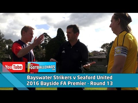 2016 Bayside FA Rd 13 - Bayswater Strikers v Seaford United