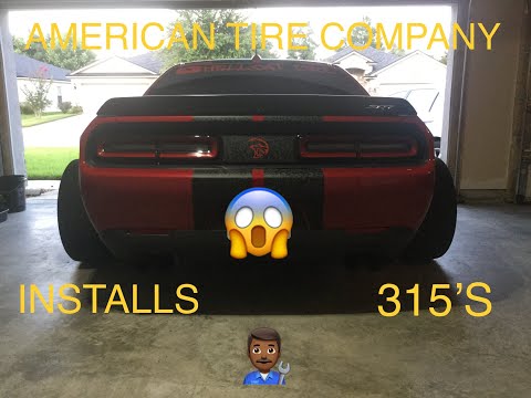 Installing 315’s on my hellcat Challenger