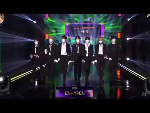 [VIETSUB] 210110 ENHYPEN PHÁT BIỂU NHẬN GIẢI ROTY tại GDA