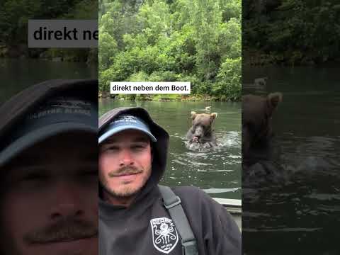 Video Thumbnail: Raubtier überrascht Angler hautnah