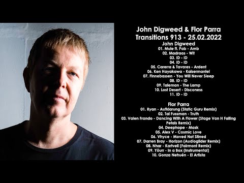 JOHN DIGWEED (UK) & FLOR PARRA (Argentina) @ Transitions 913 25.02.2022