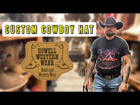 Getting a Custom Hat at Howell Western Wear! | Ryan Jay