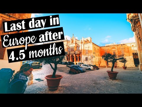 MALTA: Our 36th European country of our 1 year WORLD trip