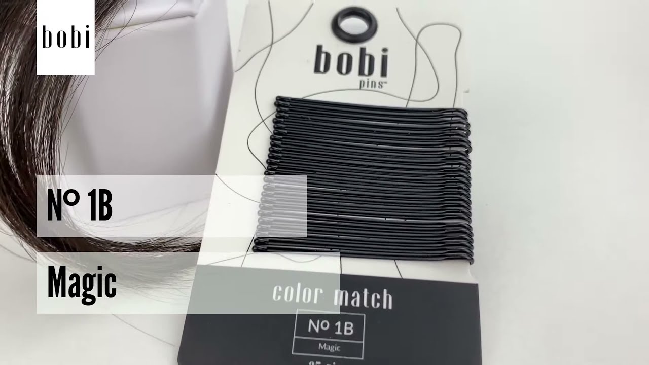 Magic   black bobby pins by Bobi