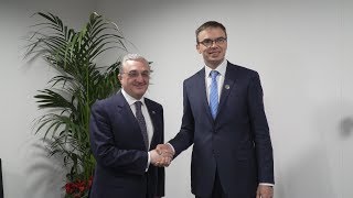 Встреча глав внешнеполитических ведомств Армении и Эстонии