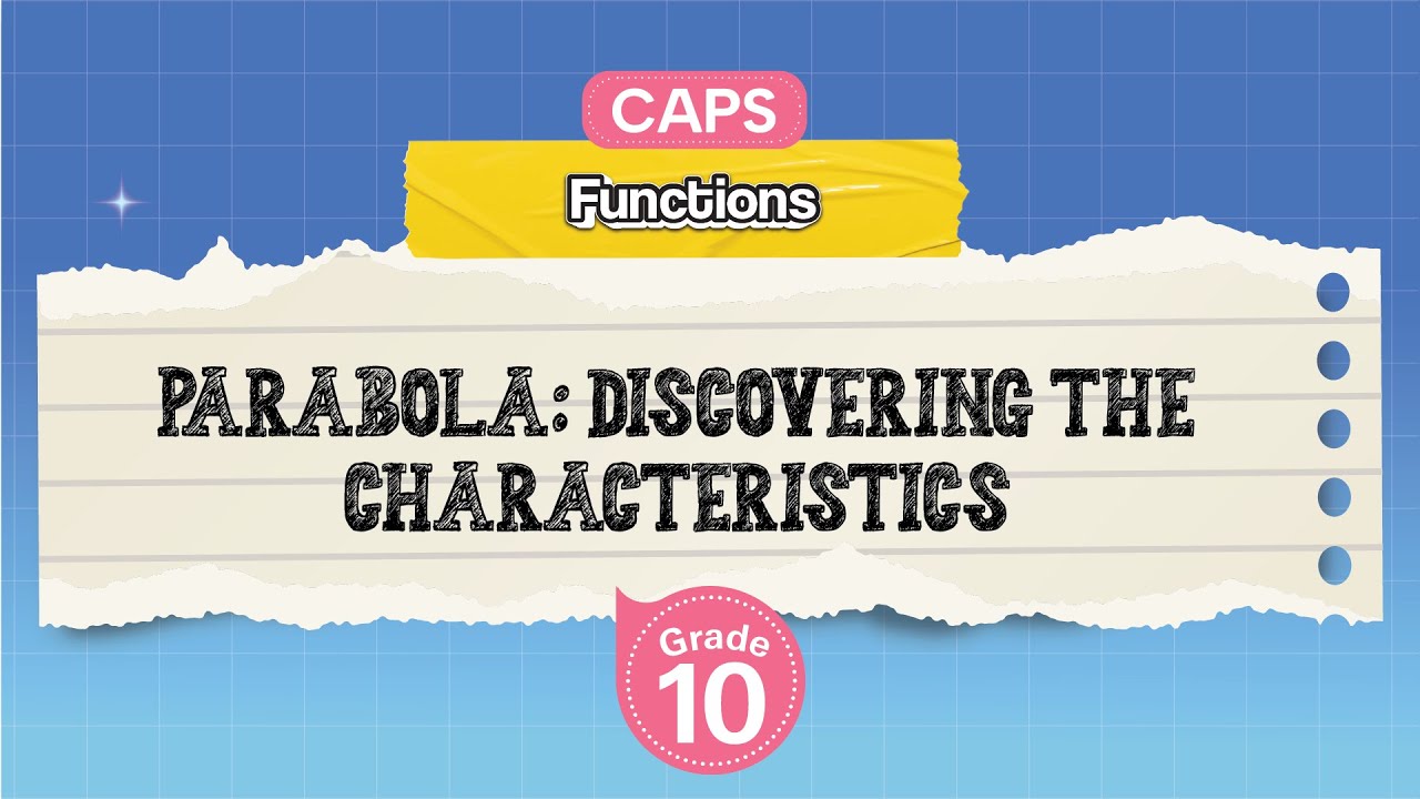 [GRADE 10] Parabola: Discovering the Characteristics