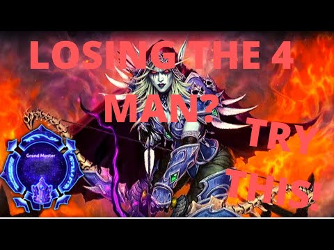 Sylvanas Arrow - Cant Win 4 Man on Braxis? Try this -  Grandmaster Storm League