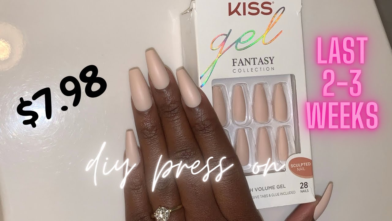 KISS GEL FANTASY NAILS | HOW TO APPLY PRESS ON NAILS | TIPS TO MAKE THEM LAST 2-3 WEEKS
