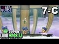 New Super Luigi U 3 Star Coin Walkthrough - Meringue Clouds Castle: Ludwig's Block-Press Castle