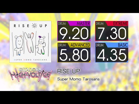 【GITADORA】 RISE UP (MASTER ~ BASIC) Drum