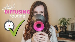 Best Diffusing Routine Long Hair  // Maximum definition and shrinkage for long wavy hair